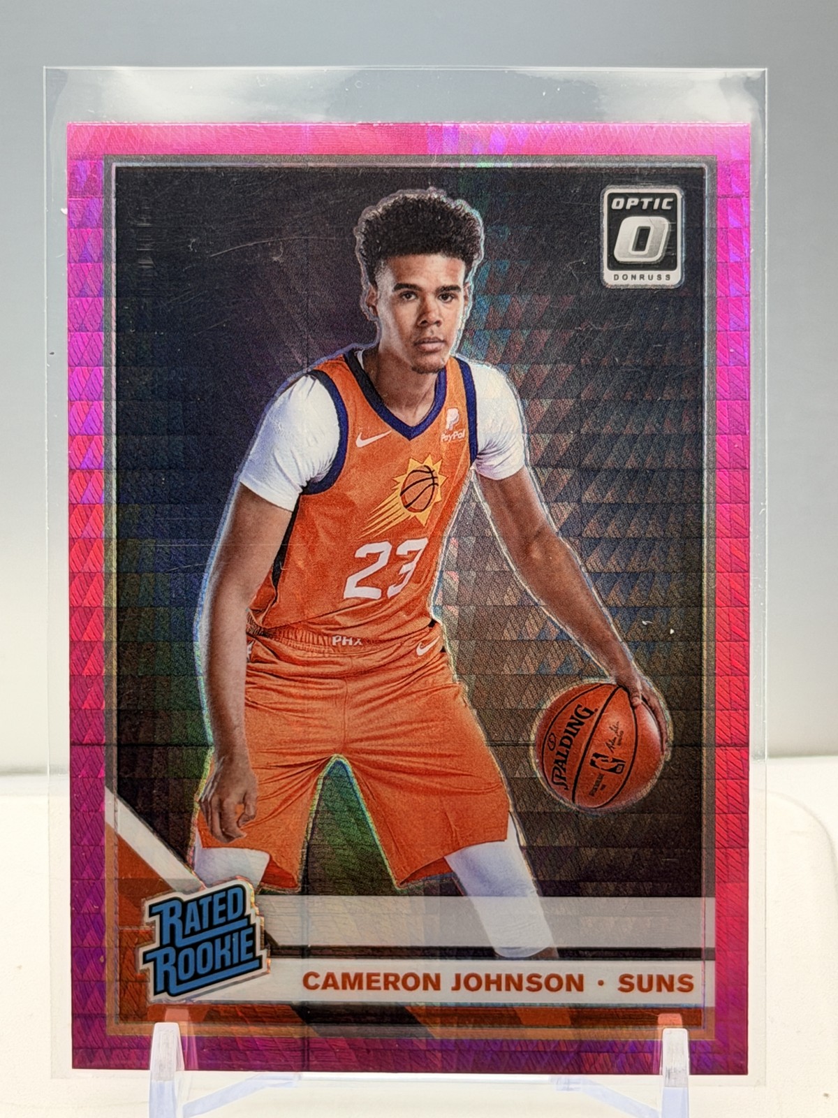 Cameron Johnson 2019-20 Donruss Optic Hyper Pink #200 RC