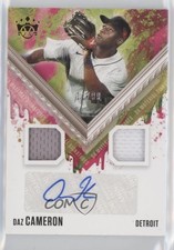 2021 Diamond Kings DK Material Signatures Holo Gold 12/99 Daz Cameron Auto nd3