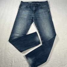 AG Adriano Goldschmied The Graduate Tailored Leg Blue Jeans Mens 34x34 Denim