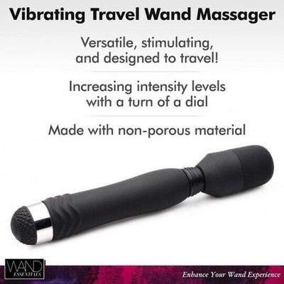Full Body Massage Wand Essentials Vibrating Massager Wireless Cordless Compact S