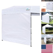 High-Quality Sunwall for 10x10 Canopy - White, Water-Resistant  Secure Fit