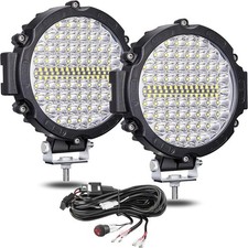 7 Inch Round Led Off Road Driving Lights With Wiring Harness Dt Plug 201w 12000 7 Inch Round Led Off Road Driving Lights With Wiring Harness Dt Plug 201w 12000