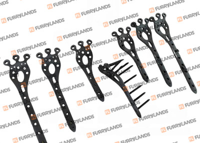 3.5mm Column Locking Plates Left & Right + Screws 78 Pc