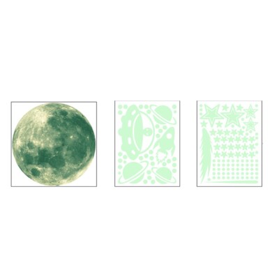 Ignite Your Imagination with Glow in The Dark Astronaut Universum Aufkleber