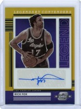 2021-22 Panini Contenders Optic Legendary Contenders Gold Auto #LCA-RFX Rick Fox