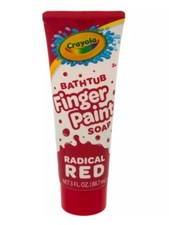 Crayola Bathtub Finger Paint Soap, Radical Red, 3 Fl. Oz. Tube