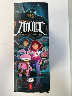 洋書 Amulet Seven Book Collection Amulet ~ Seven Book Collection ~ Graphic Novels ~ USED ~ EXCELLENT