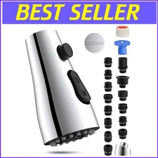 Chrome Finished Pull Down Spray Head with 3 Functions for Kitchen Upgrades