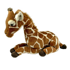 FAO Schwartz 2012 14 inch Toys R Us Sitting Baby Giraffe Plush Toy