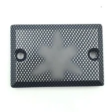 Carbon Brake Fluid Reservoir Cap For 86-98 Yamaha Virago 1100/84-85 Virago 1000