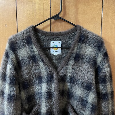 NWOT Brown Unif Ty Cardigan Size Small | eBay
