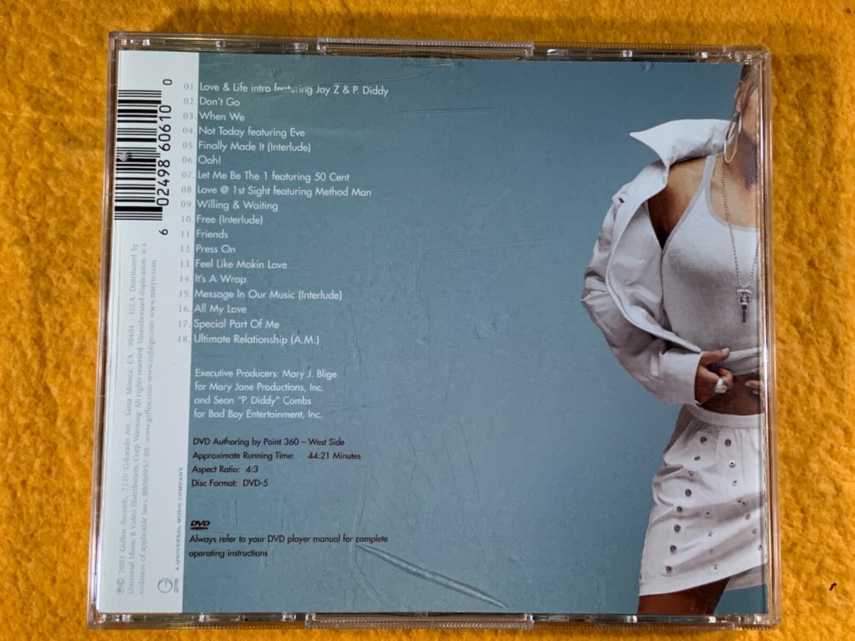 F6-31 MARY J. BLIGE Love & Life - CD AND DVD - 2003 - CD - R&B