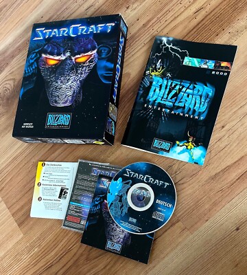 STARCRAFT   Blizzard 1998   PC BIG BOX , Erstausgabe, Spiel, OVP   TOP Zustand !