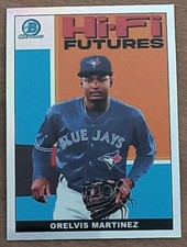 2022 Bowman Chrome Orelvis Martinez Hi-Fi Futures Refractor Toronto Blue Jays