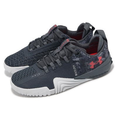 Under Armour W TriBase Reign 6 Q1 UA Grey Red Men Cross Training 3027353-100