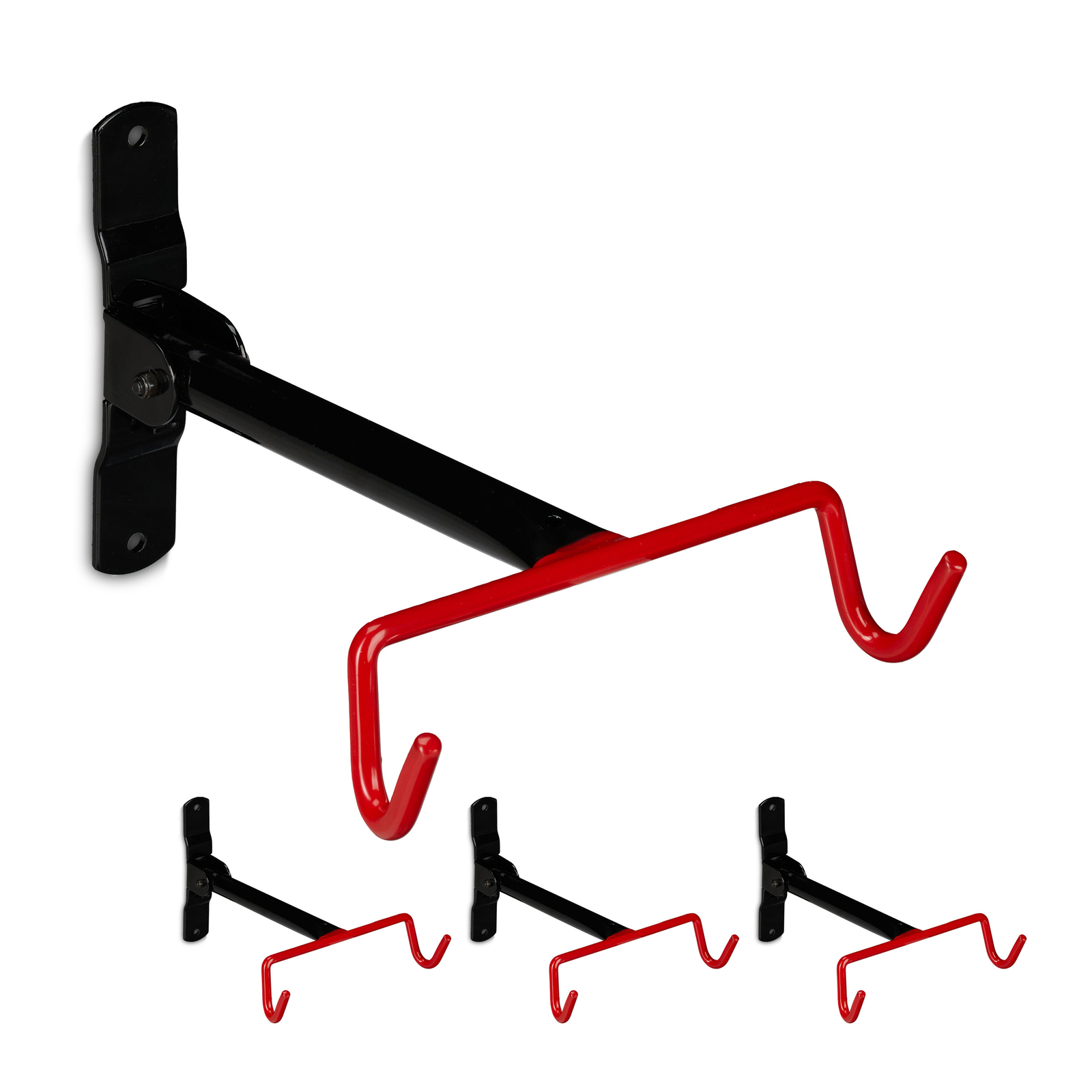 4 soportes bicicleta pared Colgadores bicis Ganchos bicicleta Portabicicletas