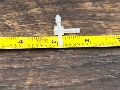 GM plastic 1/8 x 1/8 x 1/8 plastic vacuum tee fitting 3 way connectors 10 pcs - Bild 3 von 5
