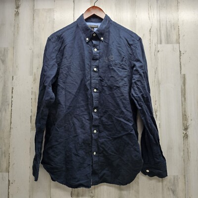 Banana Republic Untucked Slim Fit Men Black Long Sleeve Button Down Size L | eBay Banana Republic Untucked Slim Fit Men Black Long Sleeve Button Down Size L | eBay