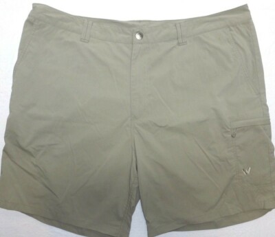 Men's shorts WHITE SIERRA size 40 khaki lightweight flat front
