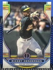 2023 Topps Tribute RICKEY HENDERSON Oakland Athletics Base 43