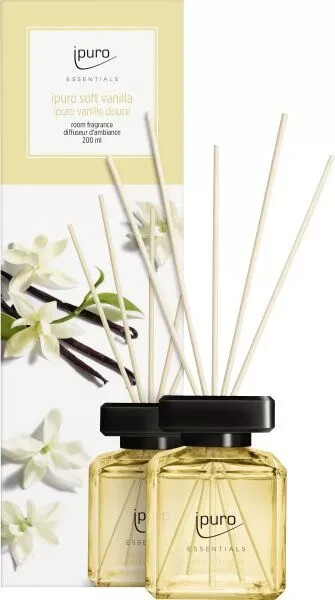 Ipuro Essentials Soft Vanilla Raumduft, Diffuser DuftstäBchen, 50Ml, Neu&Ovp-image