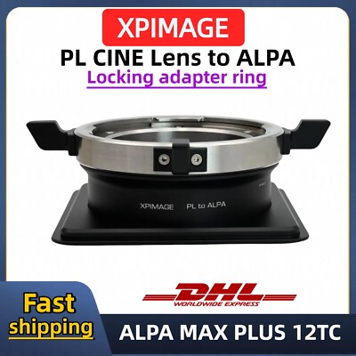 XPIMAGE PL Lens to ALPA Camera Adapter for PL-ALPA PLUS MAX 12TC 12FPS