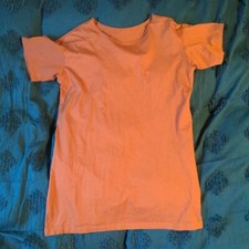 UNIQLO Rust Brown T Shirt Dress With Slits And Pockets