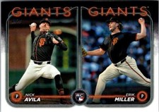 2024 Topps Update #US271 Erik Miller / Nick Avila RC, RCOM
