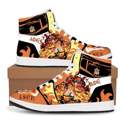 One Piece D.Ace Anime Freizeitschuhe Sportschuhe Basketballschuhe schuhe Shoes