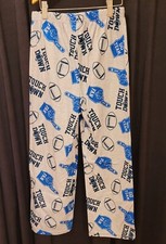 NWOT UP-LATE BOYS SIZE L (10-12) FOOTBALL LOUNGE PANTS FLAME RESISTANT