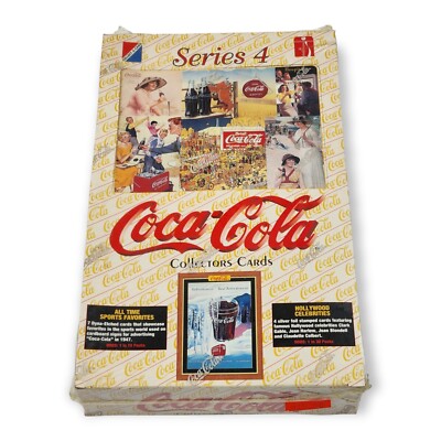 1995 Collect-A-Card Coca Cola Collectors Cards Series 4 Sealed Hobby Box 36ct.