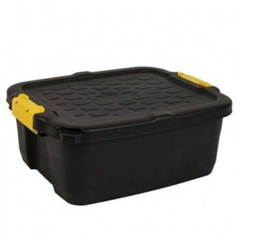 Strata Heavy Duty Aufbewahrungsbox, Secure Stackable Case- 24 Liter - 50x40x20cm
