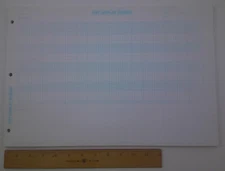 Vintage new Tops Forms 3605 CRT Display Design - 50 sheet pad of 17" x 11" paper