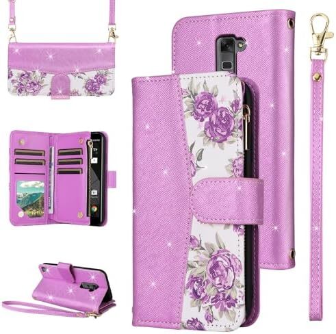 Floral Wallet Case for LG Stylo 2 2+ Stylus 2 Plus Stylo2 V 2V Verizon with Flip Cover