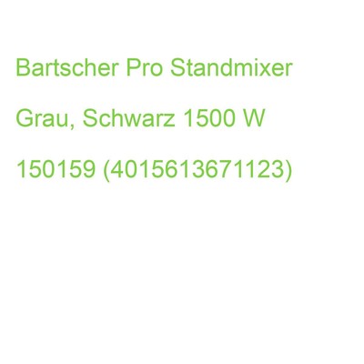 Bartscher Pro Standmixer Grau, Schwarz 1500 W 150159 (4015613671123)