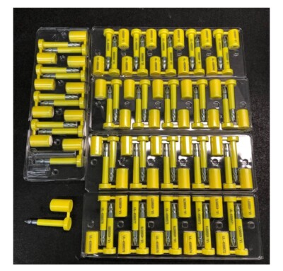 Uline H-435Y High Security Truck Seals Yellow Cargo Lock Anti-Theft  Box 100(SB)