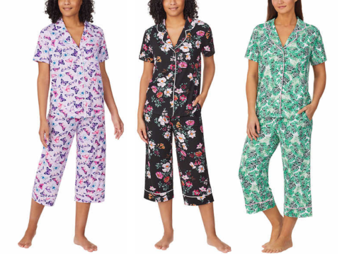 Room Service Ladies' Notch Collar Pajama Set - Picture 1 of 48
