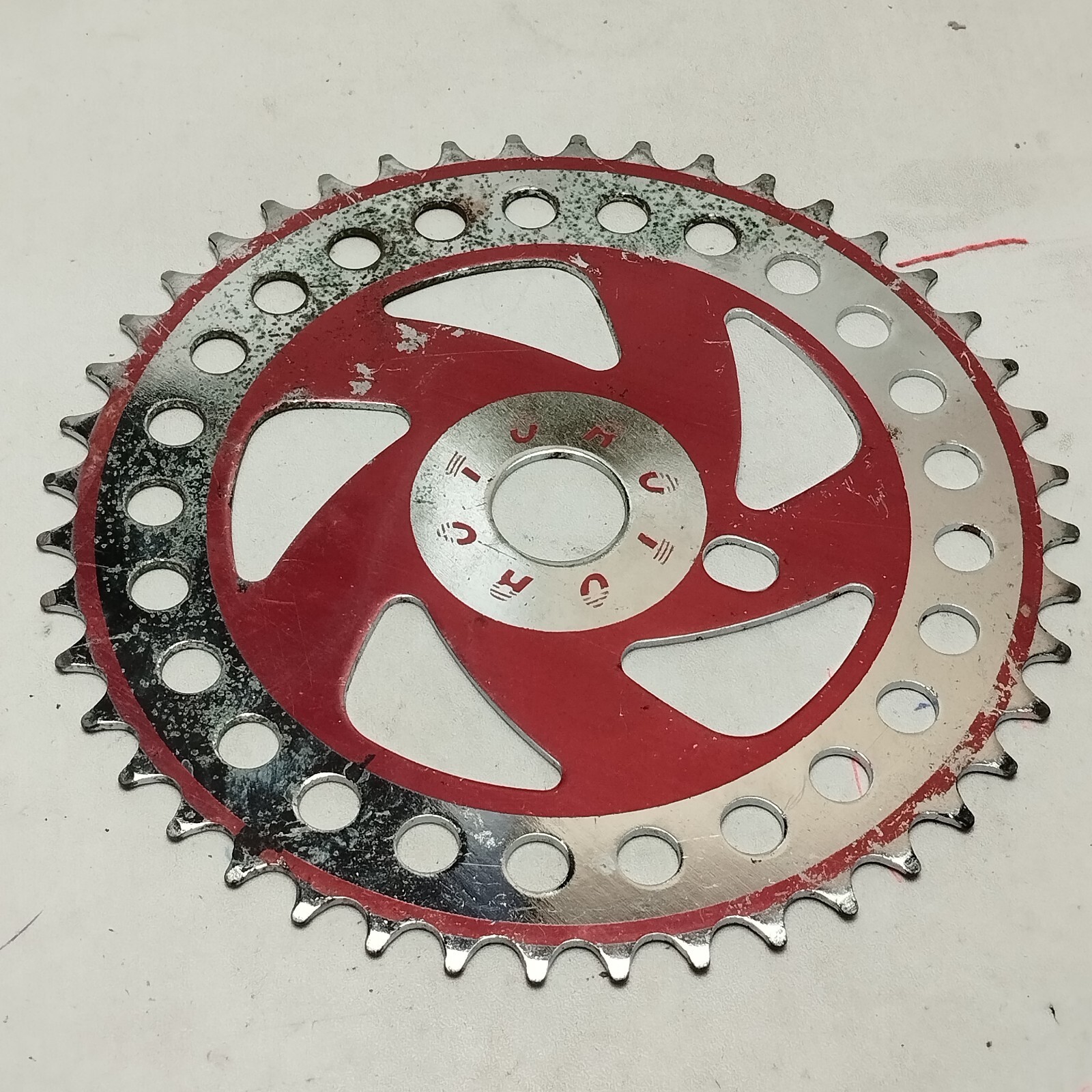 Plateau GT Johnson 44T - 175mm - Noir - BMX Old School - New Old Stock