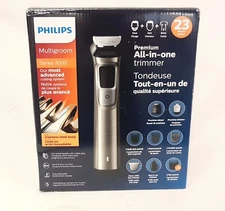 PHILIPS 7000 Series Norelco Steel Multigroom All-in-One Trimmer MG7750 - 22 PCS