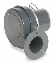 Dayton Round Permanent Split Capacitor OEM Specialty Blower Flange: Yes Wheel
