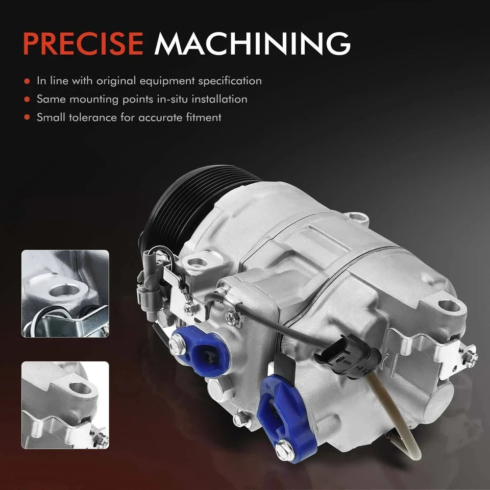 Fits BMW 335i 435i 535i 640i 740i 740Li M2 M3 X5 X6 AC A/C Compressors & Clutch - Imagem 4 de 4