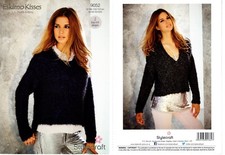 Women's Sweaters Knitting Pattern – Stylecraft Eskimo Kisses DK no.9052