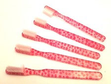 20-PACK Pink Leopard Vintage Designer Toothbrush FUN NEW