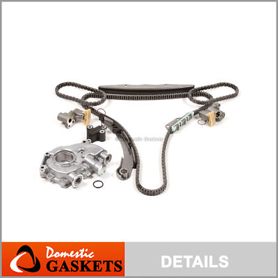 Fit 05-15 Nissan Frontier Pathfinder Xterra 4.0 Timing Chain Oil Pump Kit VQ40DE