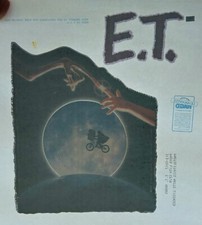 Original Vintage 1982 E.T. The Extra-Terrestrial ET Movie Mini Iron On Transfer