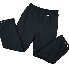 Vintage Head Women's Nylon Ski Pants Sz Small Polyester Lined Winter Snow Black