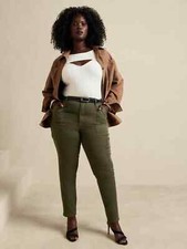 Banana Republic High Rise Skinny Cargo Pants Size 29 / 8 Olive