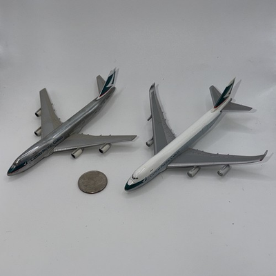 #ad TWO Cathay Pacific Model Aircrafts. $30.00