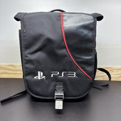 Official Sony PlayStation 3 Backpack PS3 Storage Travel Bag Carrying Soft Case