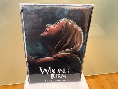 WRONG TURN: The Foundation Nameless 4K BluRay wattiert Mediabook Cover B NEU OOP